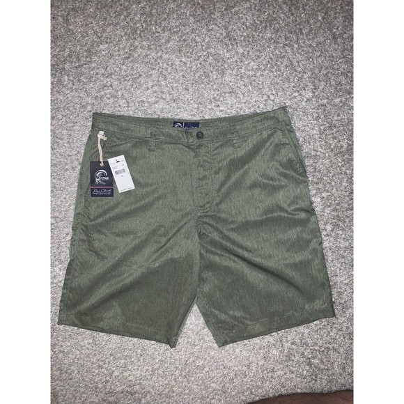 NWT! Jack O'Neill Collection O’Neil Mens Green Casual Polyester Shorts - Size 34 - Picture 1 of 6